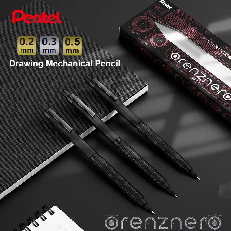 Pentel Pen Energel - Pentel Lápiz Profesional ORENZNERO 0.2 |