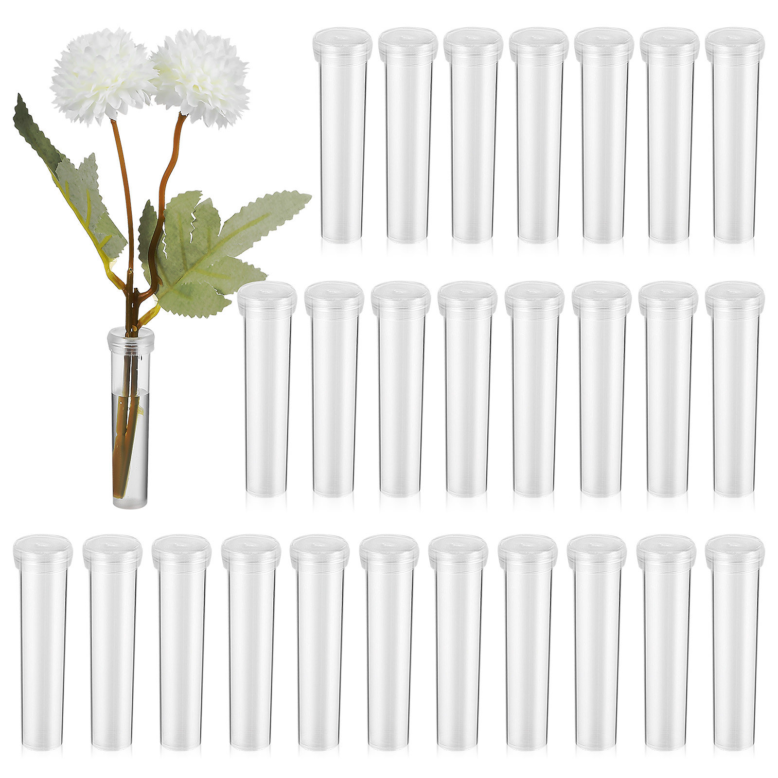 Florist Flower Supply - 100 Tubos de Agua para Flores,