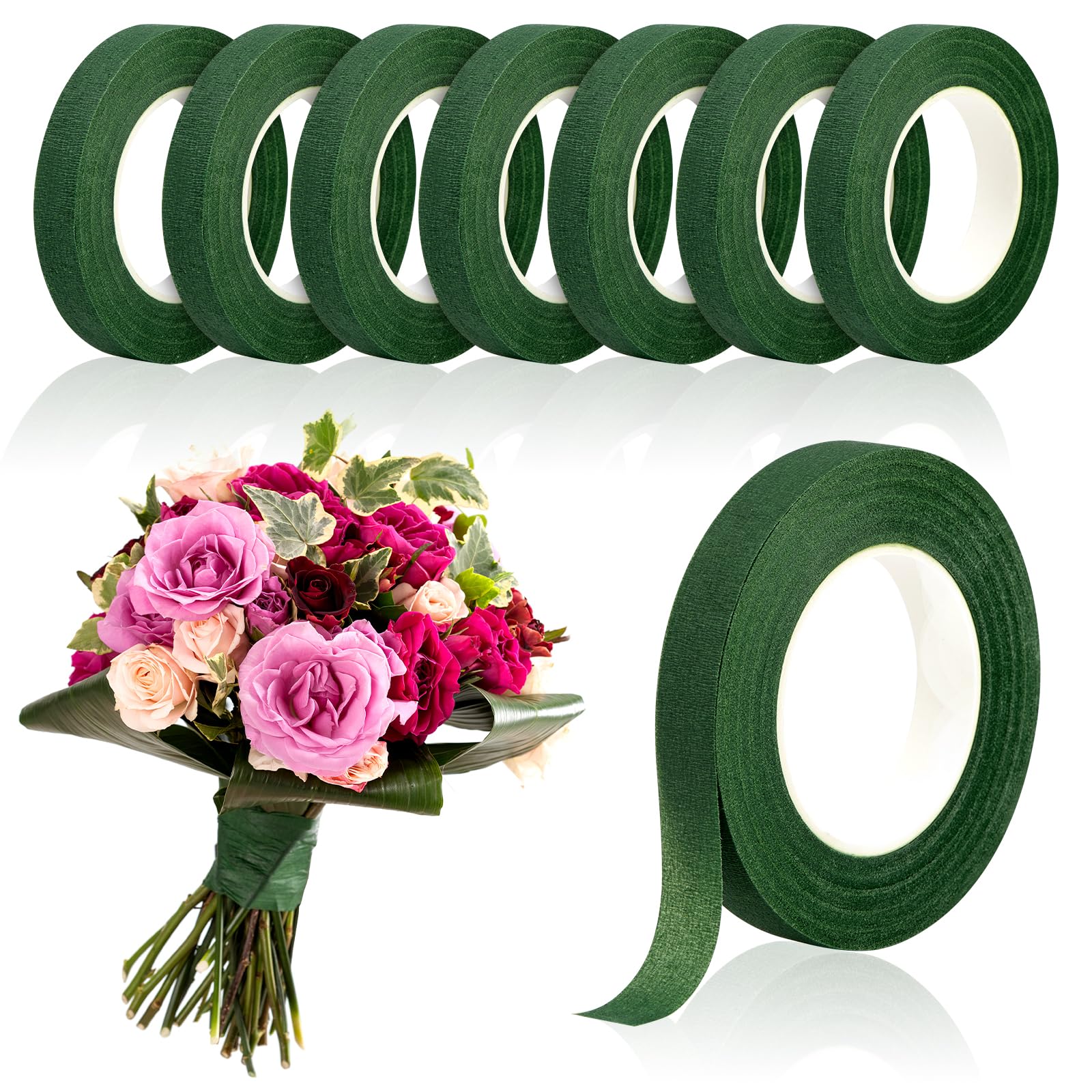 Florist Flower Supply - Cinta Floral Verde de 20 Yardas,