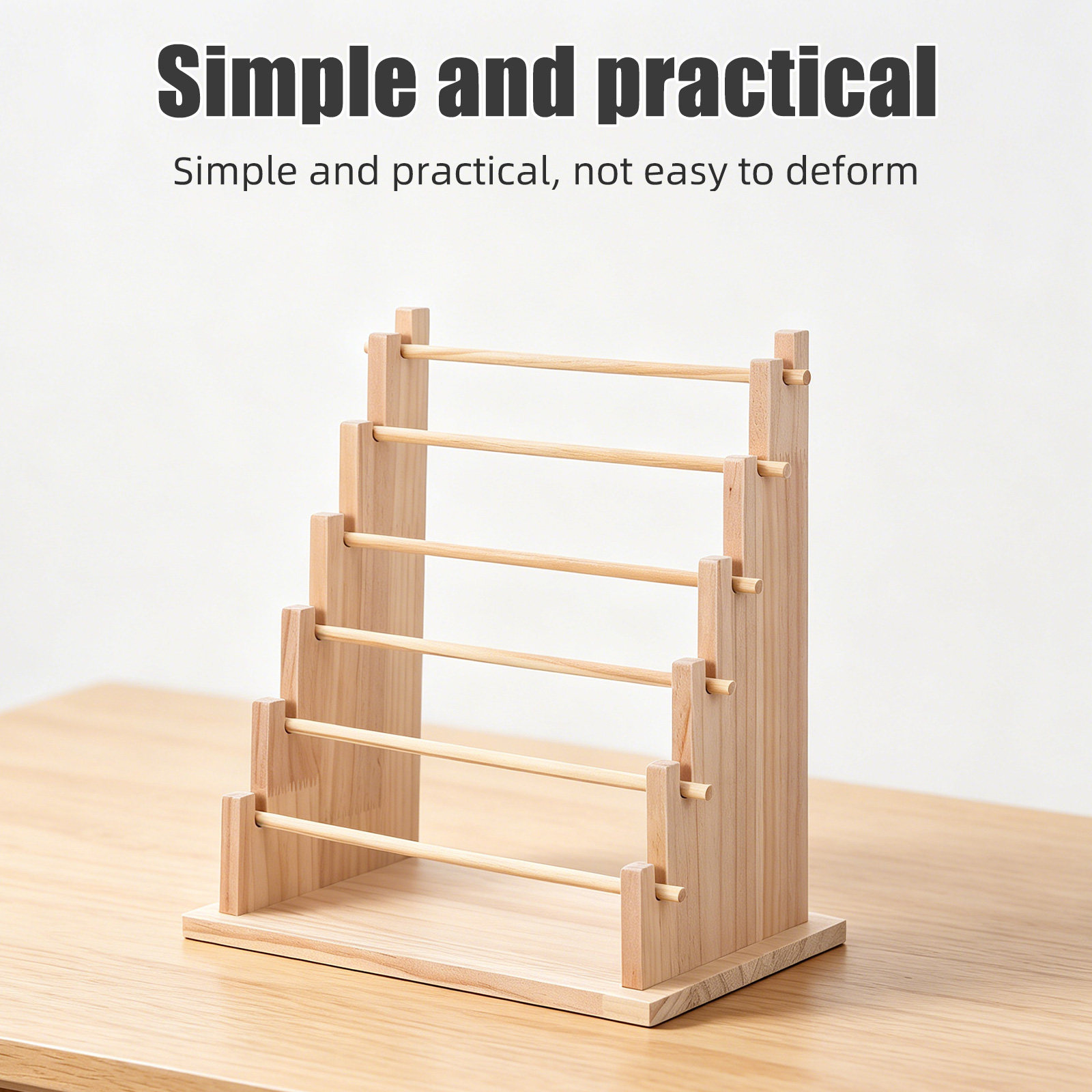 Florist Supply Shop - Organizador de Cintas de Madera de