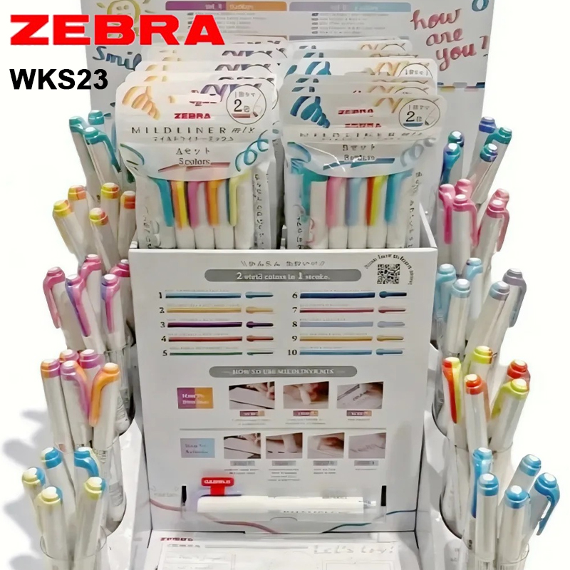 Zebra Pen Mildliner - Marcadores de Doble Punta Zebra Mildliner