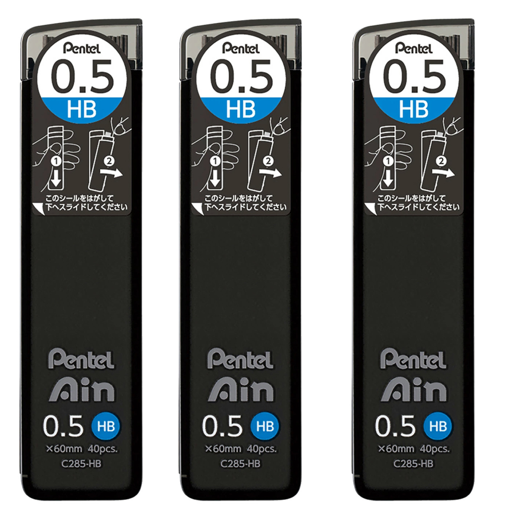 Pentel Pen Energel - Paquete de 3 - Juego de