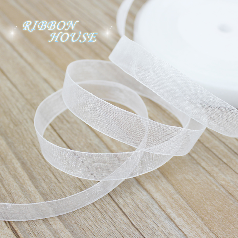 Ribbon Organza Roll - (50 yardas/rollo) cintas de Organza de