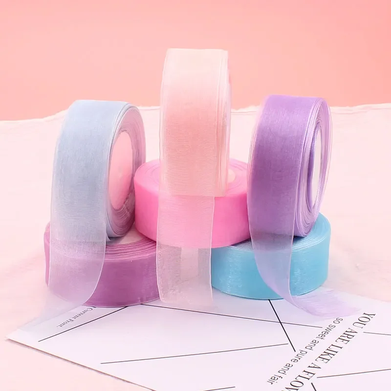 Ribbon Organza Roll - Cinta de Organza de gasa de