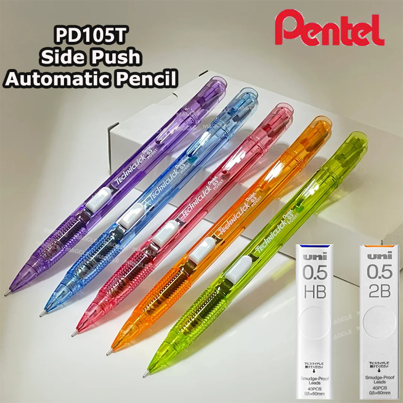Pentel Pen Energel - Lápiz Mecánico Pentel Cute PD105T TECHNICLICK