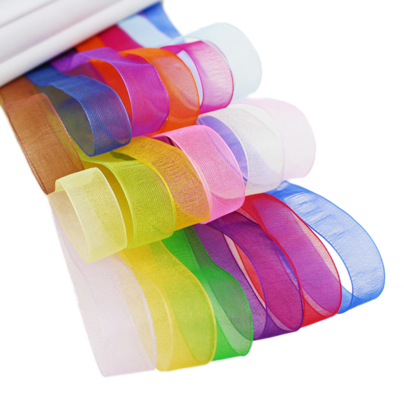 Ribbon Organza Roll - (50 Yardas/Rollo) Cintas de Organza de
