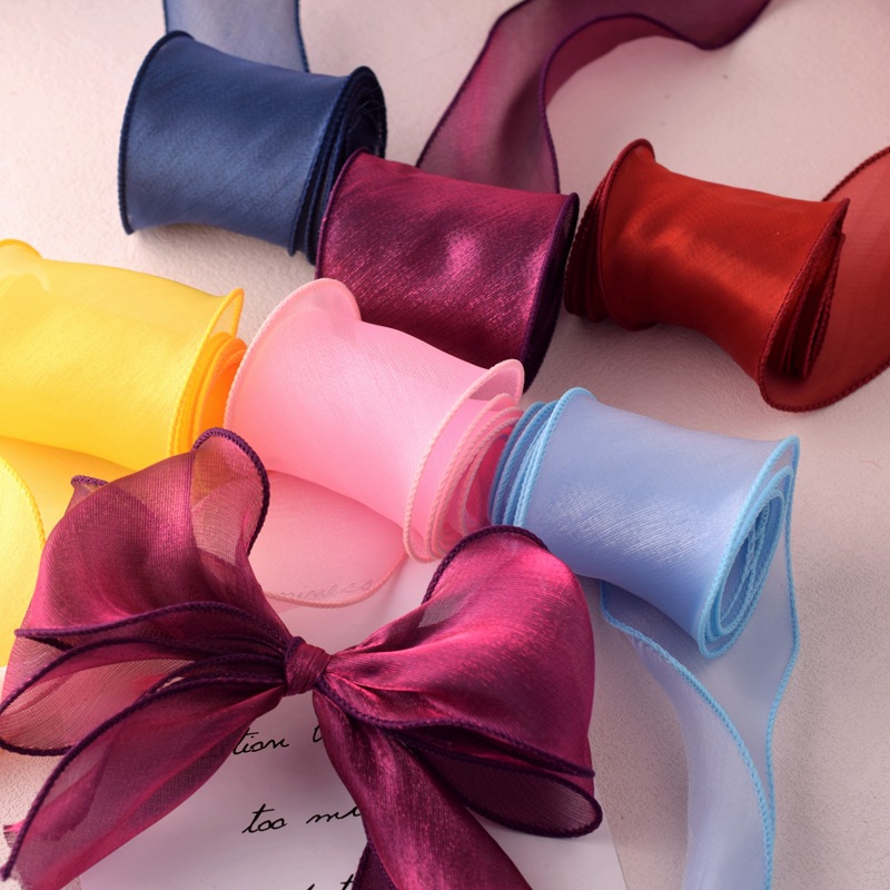Cinta de Organza satinada, rol - Ribbon Organza Roll reseña y precio