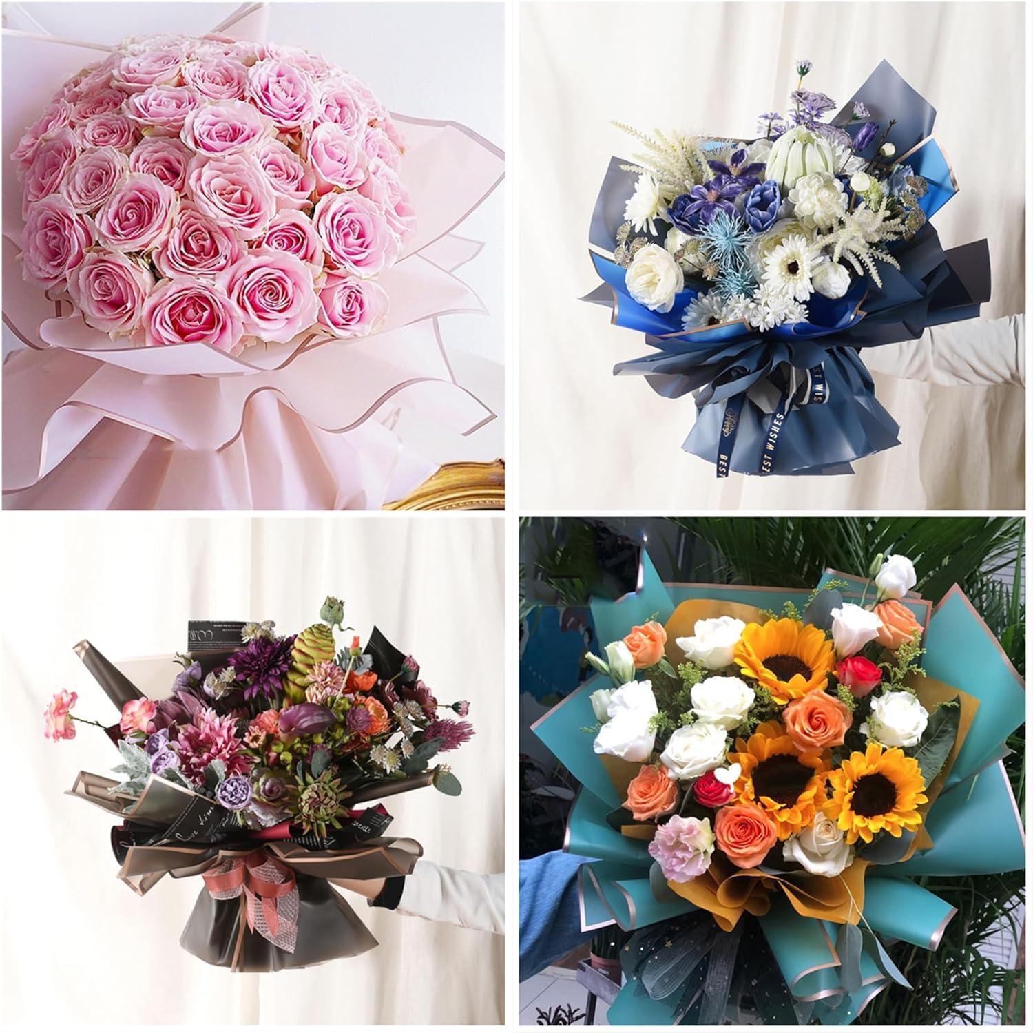 10 hojas de papel para envolve - Florist Flower Supply reseña y precio