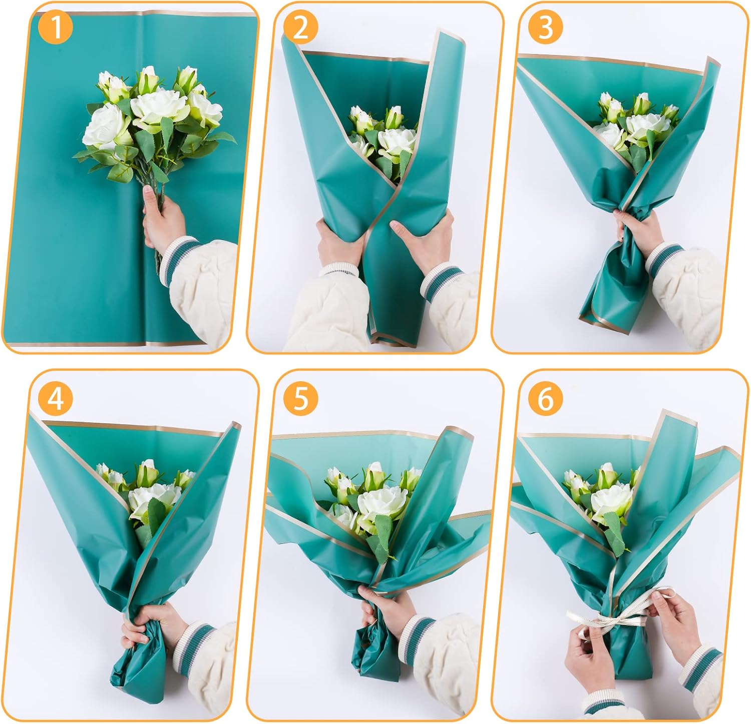 10 hojas de papel para envolve - Florist Flower Supply reseña y precio