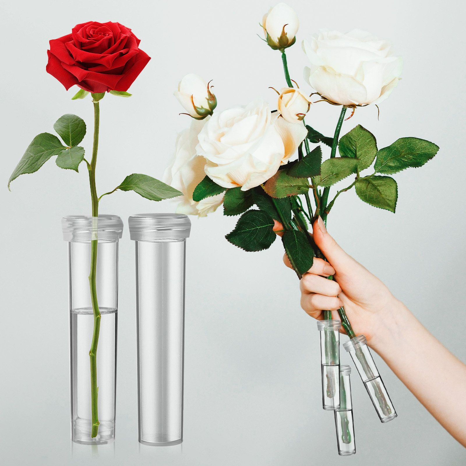 100 Tubos de Agua para Flores, - Florist Flower Supply reseña y precio