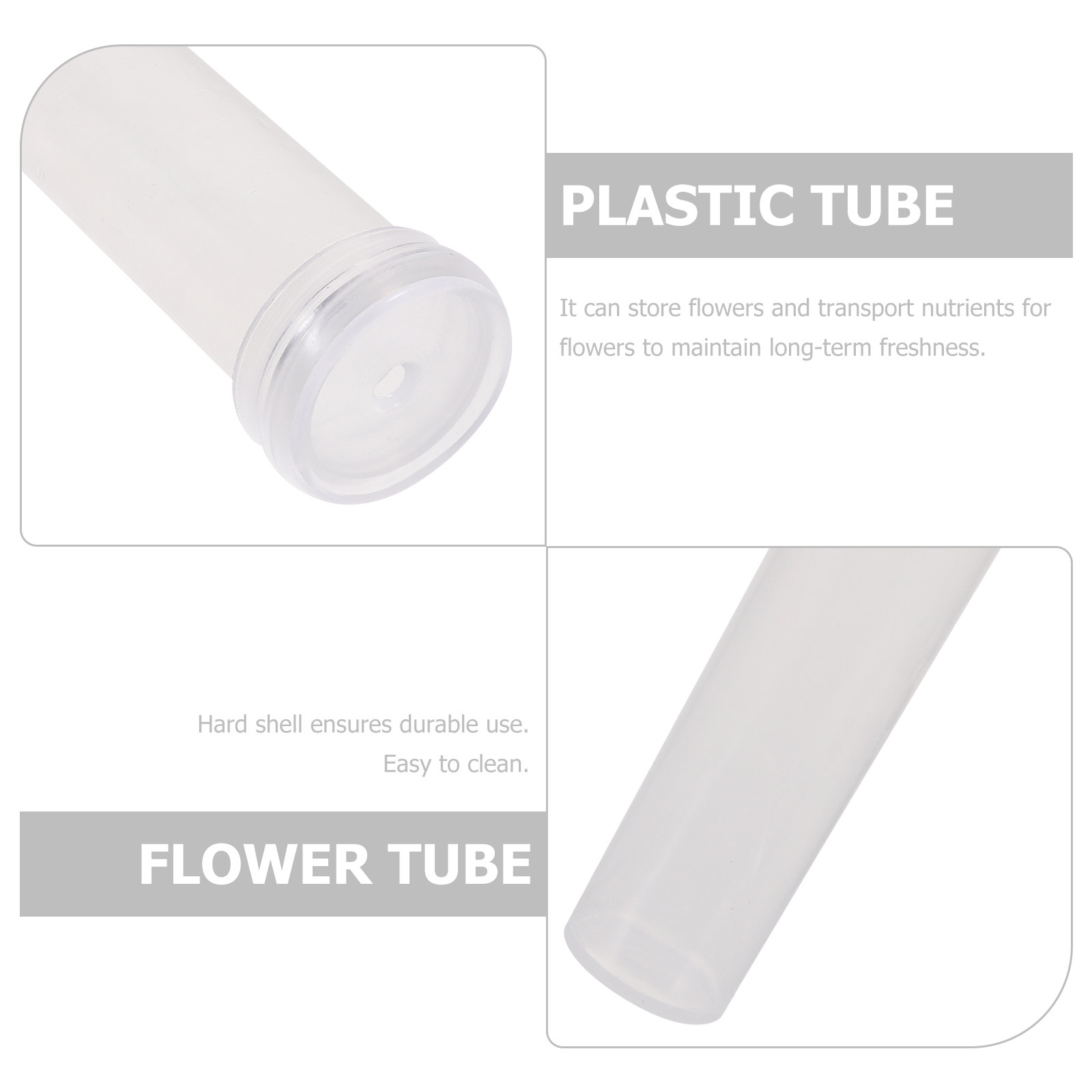 100 Tubos de Plástico para Flo - Longs Florist Supply reseña y precio