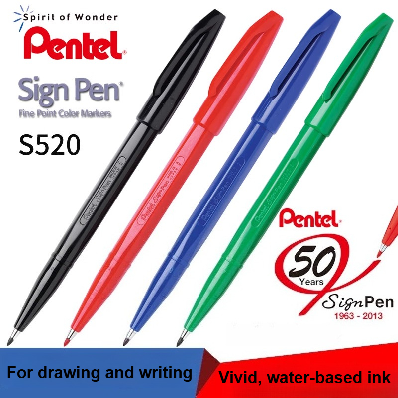 Bolígrafo de señal Pentel S520 - Pentel Pen Sign Pen reseña y precio