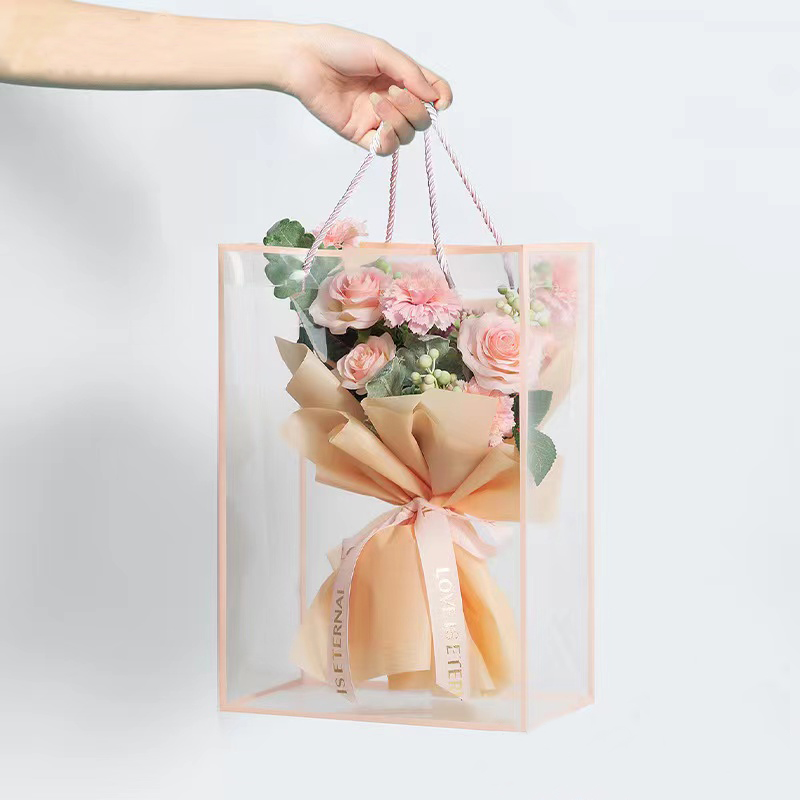 Bolso de mano transparente par - Longs Florist Supply reseña y precio