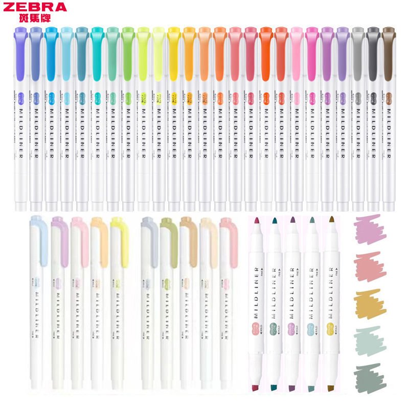 Rotuladores resaltadores ZEBRA - Zebra Pen Mildliner reseña y precio