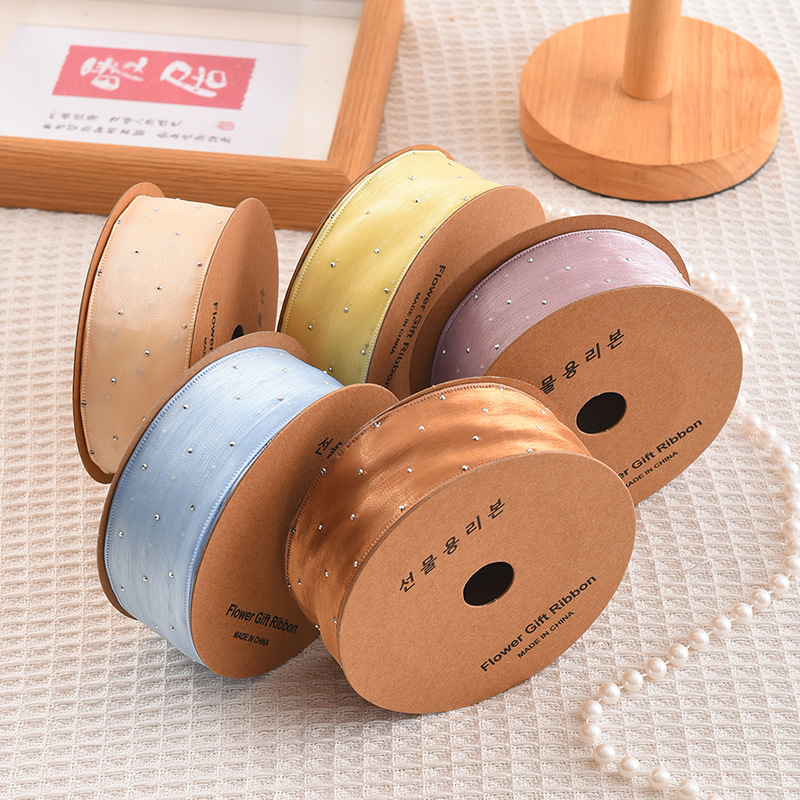 Cintas de seda con diamantes d - Ribbon Organza Roll reseña y precio
