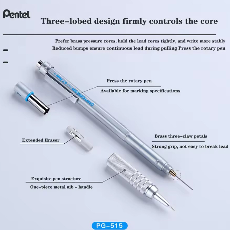 Pentel-lápiz mecánico GraphGea - Pentel Pen Energel reseña y precio