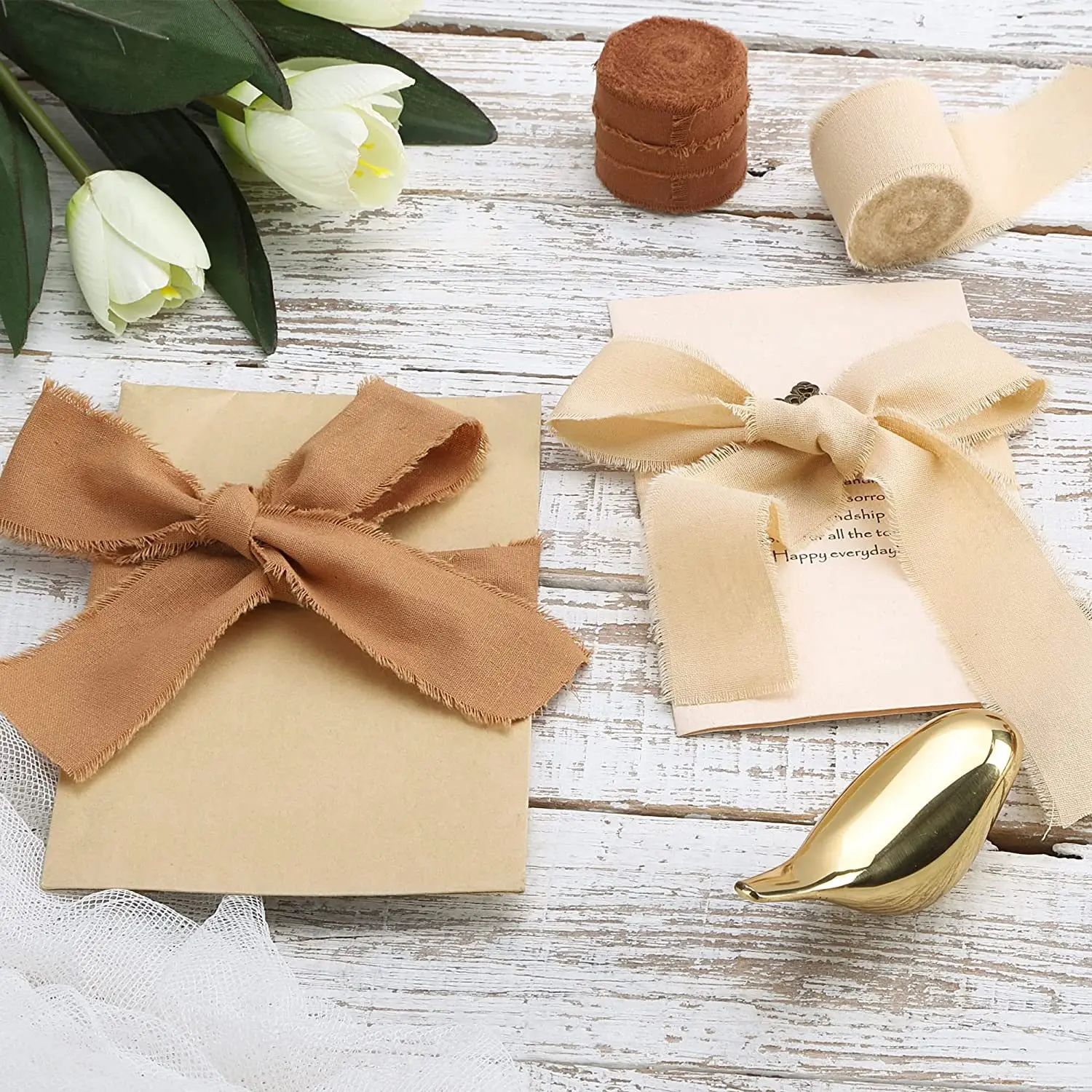 5 m/rollo de cinta de seda des - Ribbon Organza Roll reseña y precio