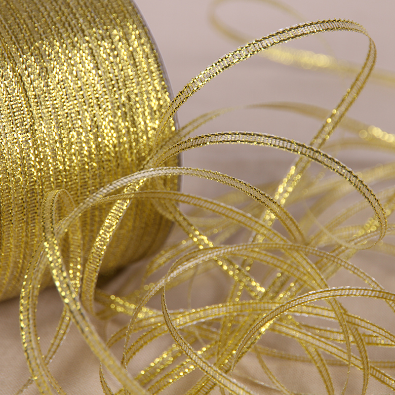 Cinta de cebolla dorada y plat - Ribbon Organza Roll reseña y precio