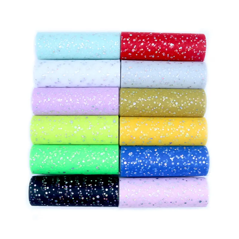 Rollo de tul con lentejuelas b - Ribbon Organza Roll reseña y precio