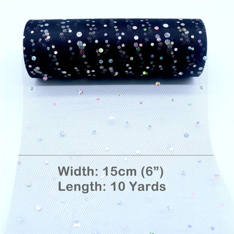 Rollo de tul con lentejuelas b - Ribbon Organza Roll reseña y precio
