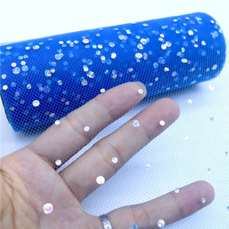 Rollo de tul con lentejuelas b - Ribbon Organza Roll reseña y precio