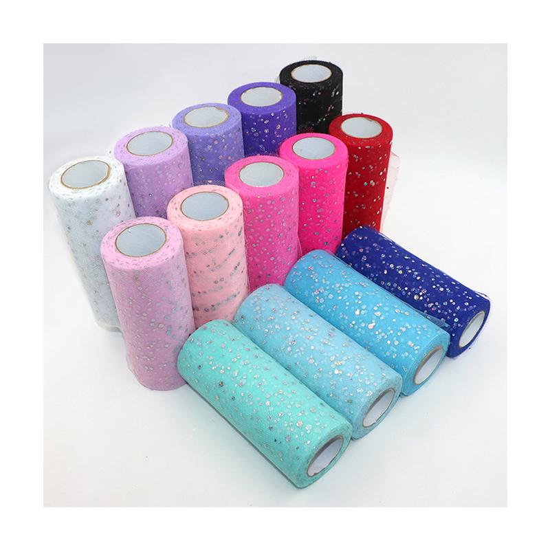 Rollo de tul con lentejuelas b - Ribbon Organza Roll reseña y precio